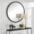 Armanti Solid Wood Round Wall Mirror