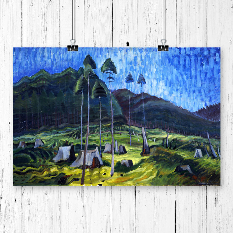 Emily Carr - No Frame Painting, 42cm H x 59.4cm W