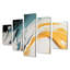 Wawona - art mural vagues 5 pièces-106425816