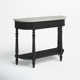 Aberdale 40'' Console Table with Marble Top