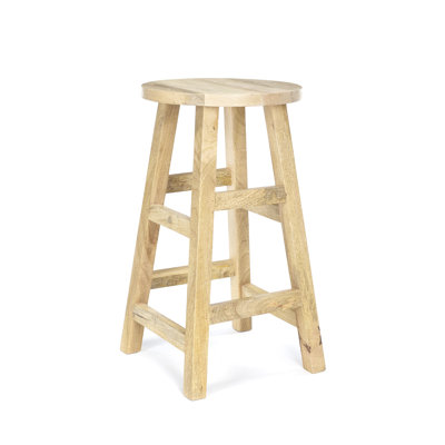 Dedman Mango Solid Wood Bar Stool