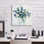 "Epic Graffiti" Coastal Bouquet Light "par Silvia Vassileva, art mural sur toile, 18 po x 18 po