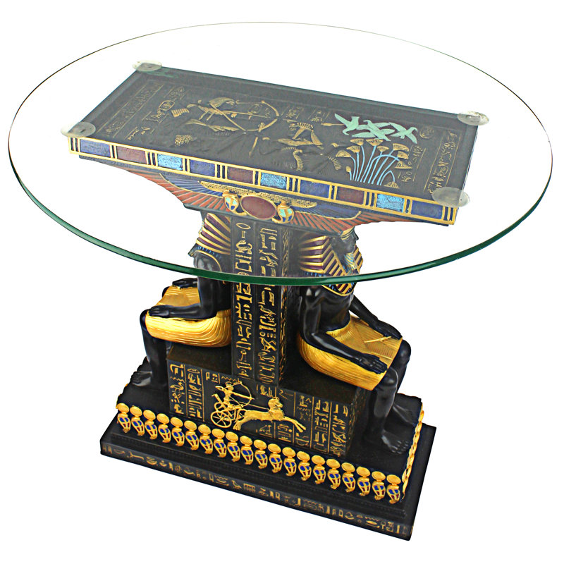 Table de bout égyptienne Pharaon