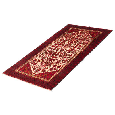 One-of-a-Kind 3'6" X 6'5" 1990s Wool Area Rug in
