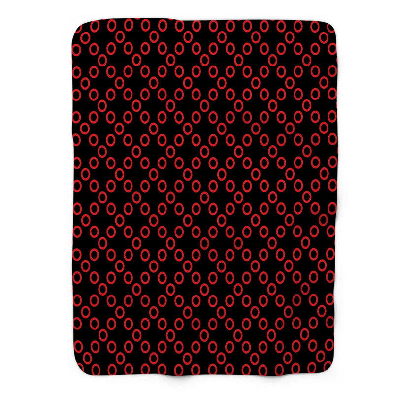Scarlet Spots - Couverture sherpa de qualité supérieure 0167, L 60 po x L 80 po