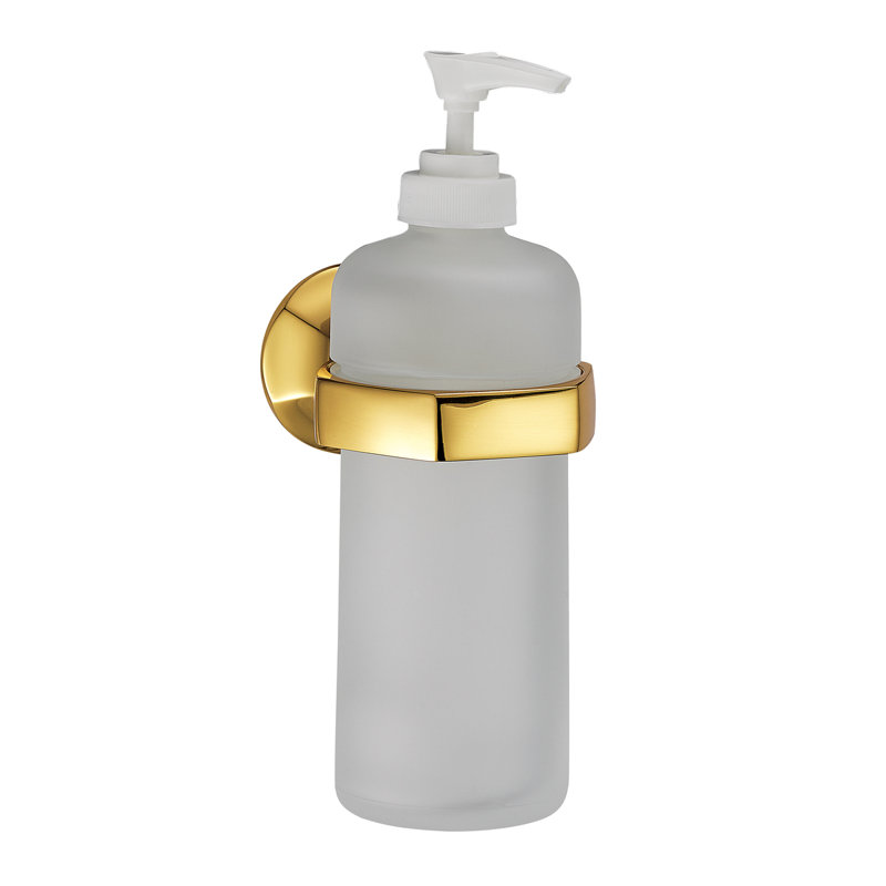Claremont Soap Dispenser, Polished Brass
