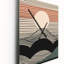 Simple Horizon II - formes abstraites très horloges murales-1487107518