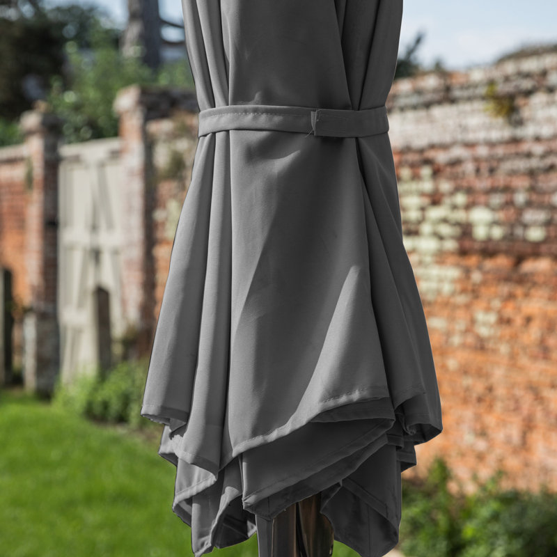 Antonion 293cm X 200cm Rectangular Cantilever Parasol, Grey