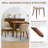 Dining Chairs Set of 6, Upholstered Fabric Side Chairs with Padded Seat-983631436-983631438