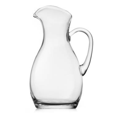 Ebern Designs 1.5 Liter 51 Oz Glass Pitcher With Lid, Glass Water