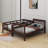 Twin Over Twin Bunk Bed With Storage And Guard Rail-1605977189