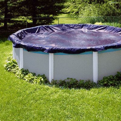 Swimline Round Above Ground Swimming Pool Winter Cover | PCO827