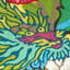 Chiang Mai Dragon Fabric-49817558