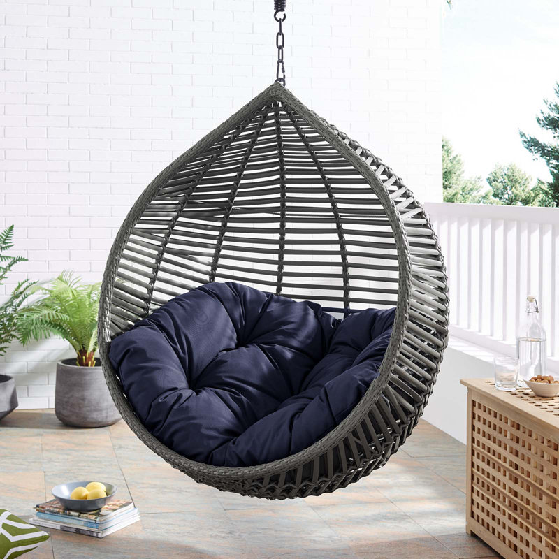 Balancelle d'extérieur sans support Garner Teardrop, Bleu marine