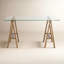 Brady Glass Writing Desk Executive Desk-1101111473-1101111478