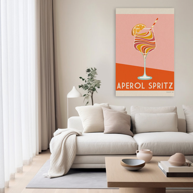 Affiche de cocktail Mid-Century moderne III, H 60 po x l 40 po