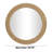 Inglenook Wicker / Rattan Circle Wall Mirror