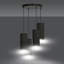 Ealidh 4 - Light Steel Cluster Pendant-163951644