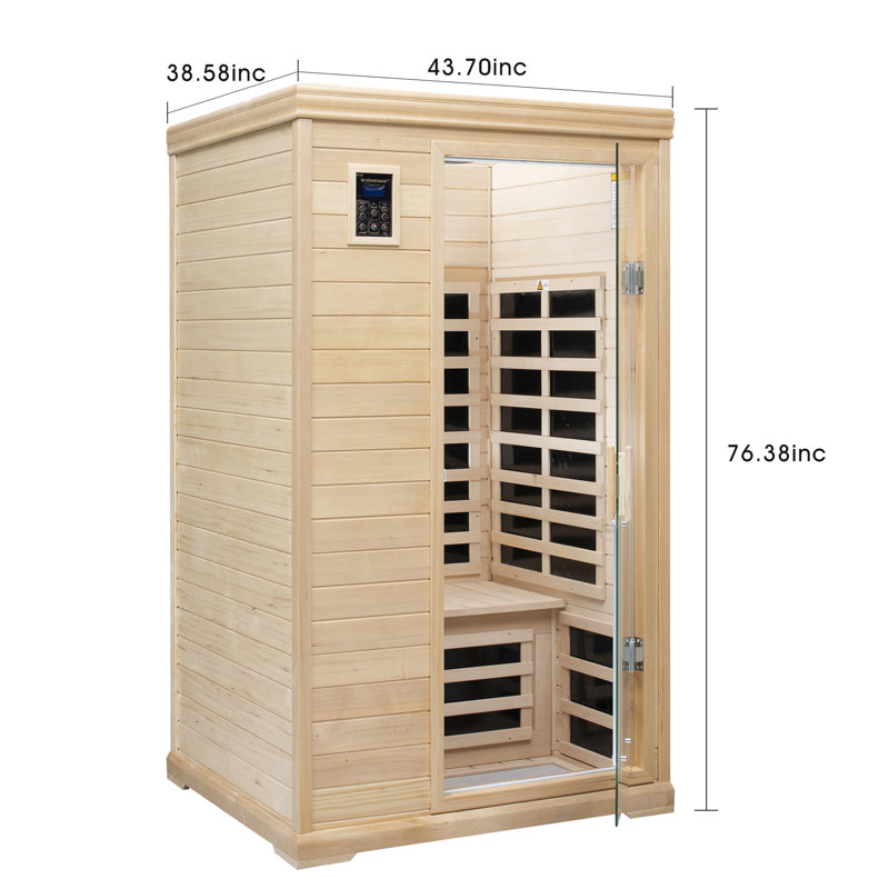 Sauna pour deux personnes à infrarouge lointain