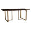 Jadynne Acacia Metal Base Dining Table