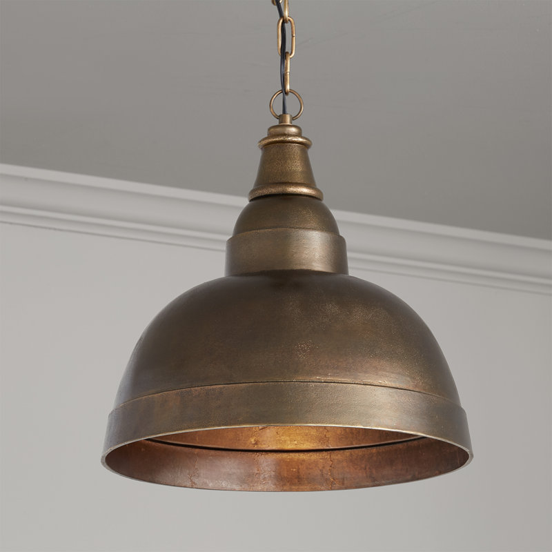 Stacy 1 - Light Single Pendant, Oxidized Brass