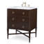 Ensemble de meuble-lavabo simple 28,5 po Reeded
