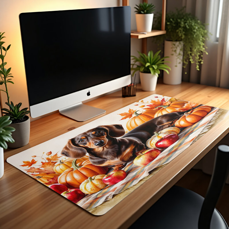 Polyester Desk Pad, 14.4x12.1