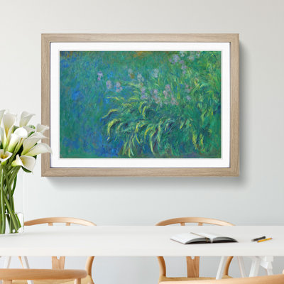 Irises by Claude Monet - Picture Frame Painting