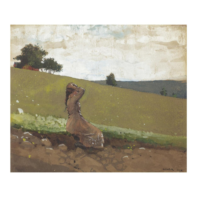 The Green Hill par Winslow Homer - Estampe numérique, H 32 po x l 40 po