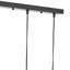 Wallis 3 - Light Matt Black/Polished Chrome Kitchen Island Pendant