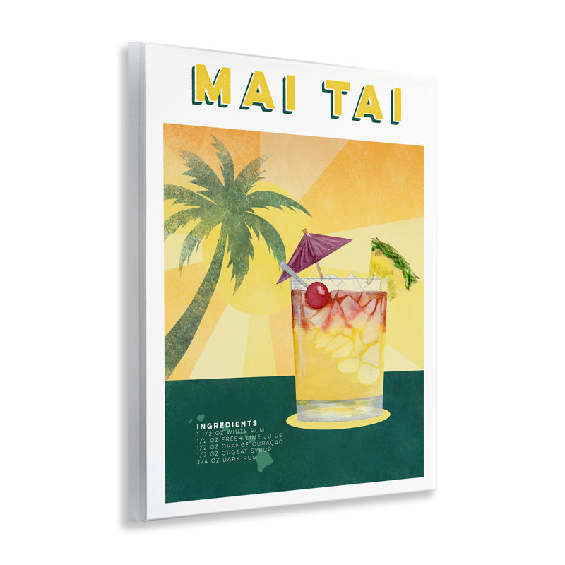 Plaque murale Tropical Tropical Recipe, par Brett Blumenthal
