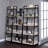 Natural And Black 5-Tier Ladder Bookshelf-97844289