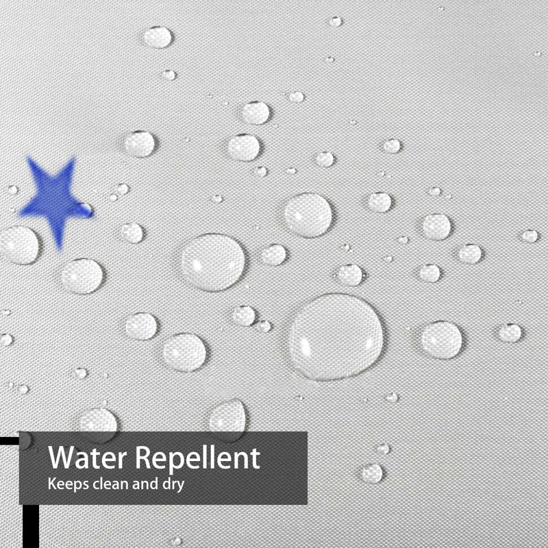Rideau de douche à 12 crochets avec drapeau bleu, L 72 po x l 84 po
