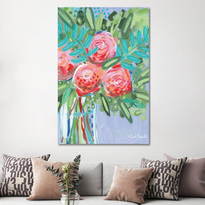 «We Can Choisir To Bloom» par Kait Roberts - peinture sur toile tendue