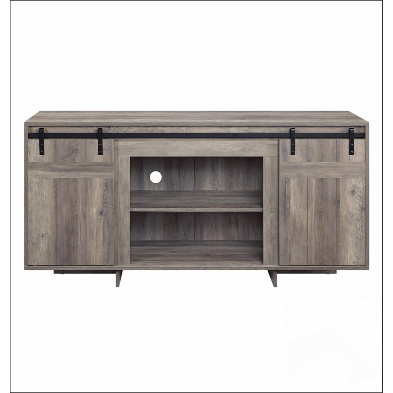 Bellarosa  Washed Finish TV Stand Stable support, multi-functional design