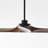 Collins 52-inch indoor/outdoor Energy Star smart ceiling fan in brushed steel silver finish with dark walnut blades, handheld remote control included, and compatible with Alexa, Google Home, and Bond Home Action from Visual Comfort Fan-854557824-827483341-858847460