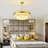 12-Light Dimmable Round Crystal Hanging Light Modern Chandeliers-352986149-352986148-352986150