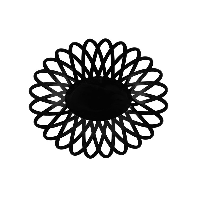 OB-940-BK – 10" X 8.25" Oval Basket, 4" Deep