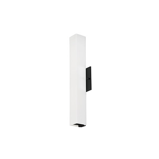 1 - Light LED Bath Sconce, Black