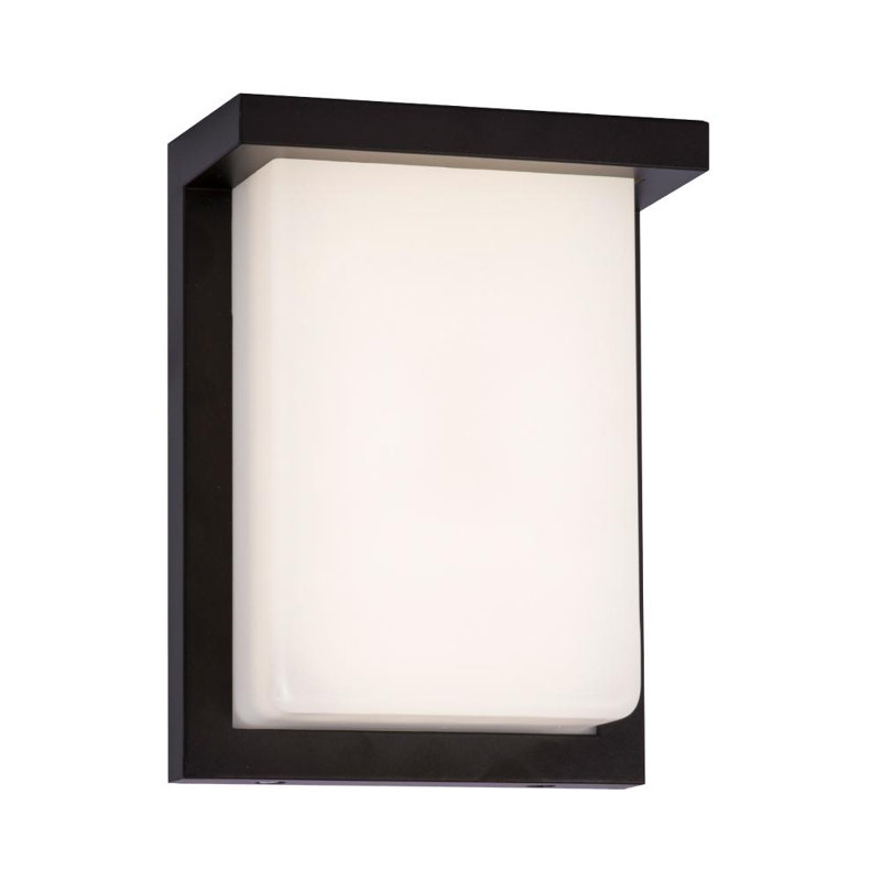 Applique murale moderne 20W à DEL, Bronze huilé, H 8 po x l 6 po x P 3 po, 12 W