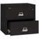 Fireproof 31.19'' Wide 2 -Drawer Steel File Cabinet