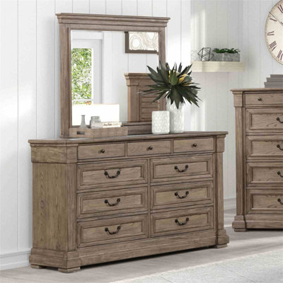 Commode à finition grise vieillie 1Pc