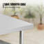 Table de travail commerciale en acier inoxydable de 72 po x l 30 po x L 72 po-116982737