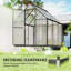5.5 x 2ft Polycarbonate Greenhouse Swing Door Aluminium-122746328