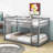 Dhulin Kids Twin Over Twin Bunk Bed-837964140