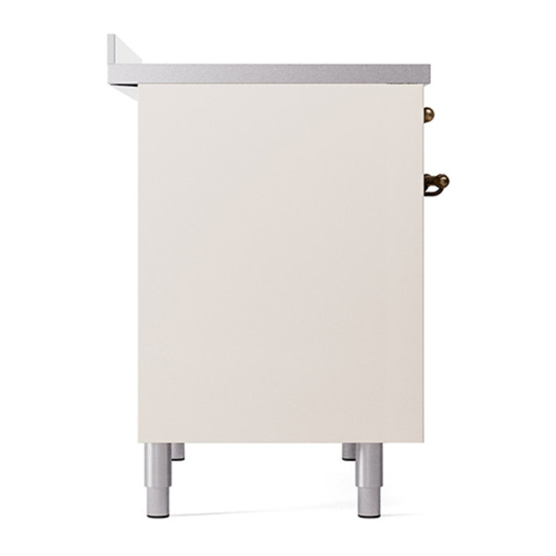 ILVE Nostalgie II 40 in Induction Range, Antique White/Bronze