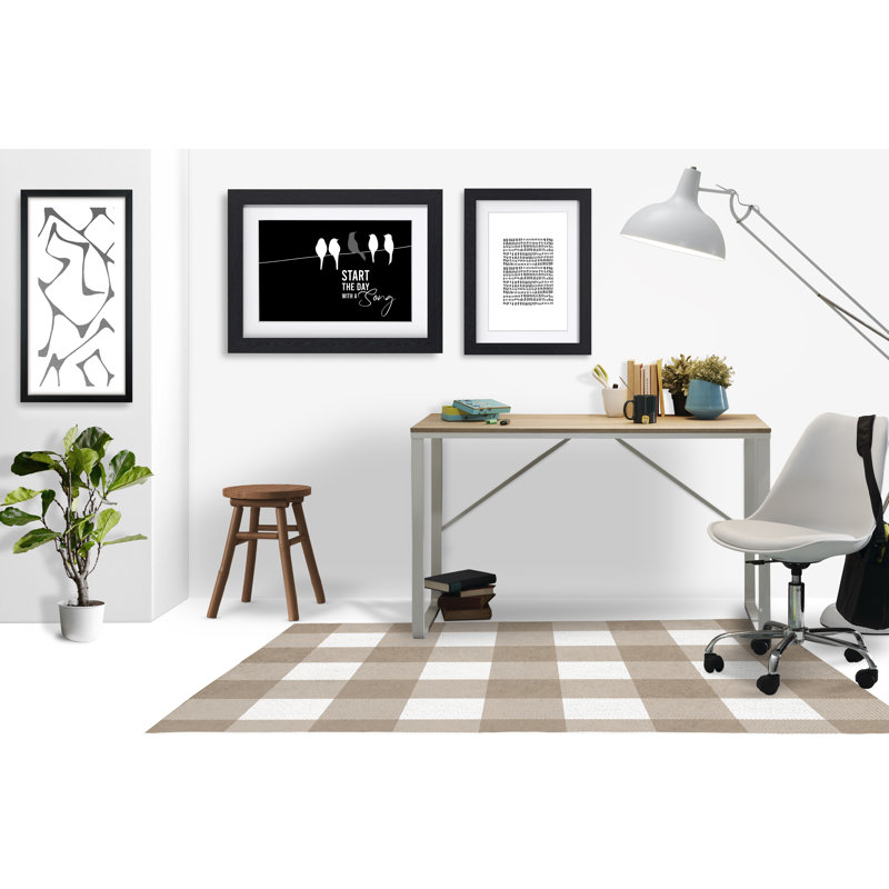 Tapis de chaise rectangulaire Chico, L 36 po x L 60 po, Beige