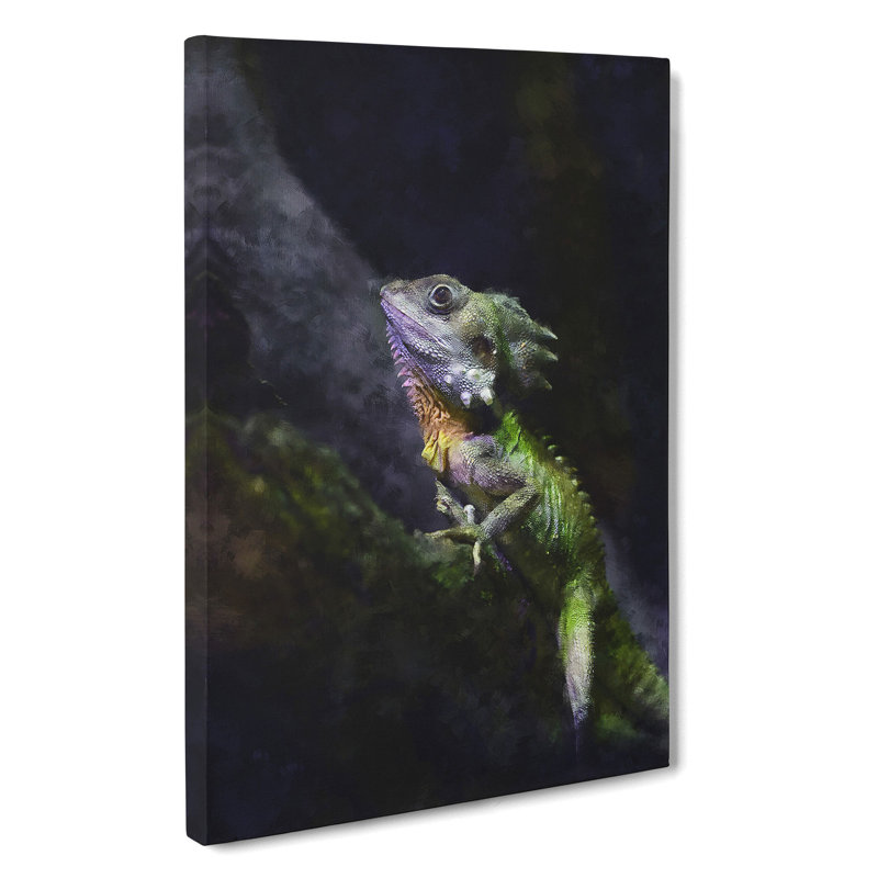 Boyds Forest Dragon - Wrapped Canvas, 50cm H x 35cm W x 3cm D