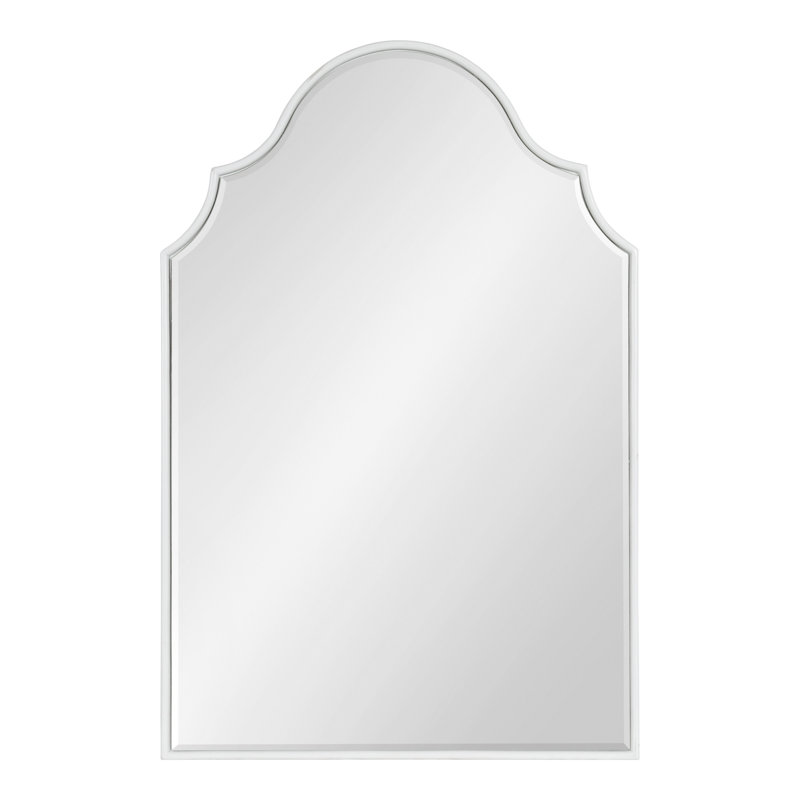 Aleeza Arch Mirror, 30" x 20", White