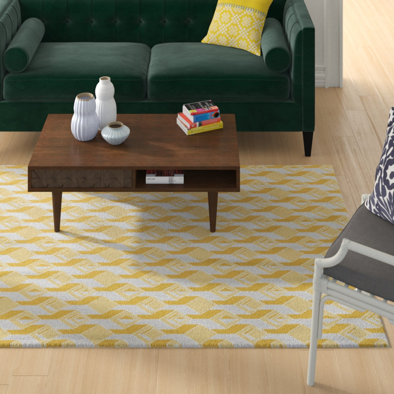 Jordao Geometric Indoor Rug, Rectangle 5' x 7'